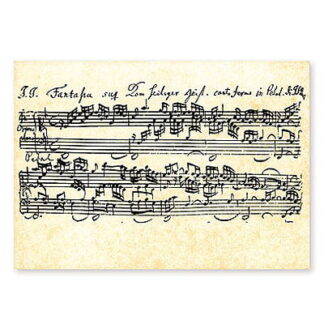 Postkaart Bach - Fantasia